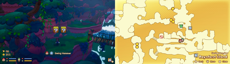 ? blocks 7-8 in Raynforst Island from Mario & Luigi: Brothership