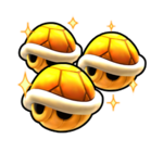 Triple Gold Shell from Mario Kart Arcade GP DX.