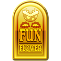 A Mario Kart Tour Fun Flower gold badge