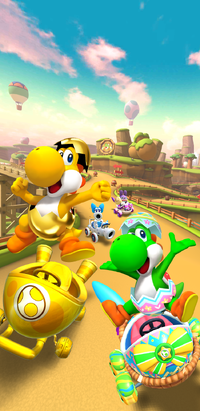 Mario kart tour, Hello yoshi Wiki