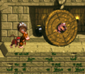A millstone in Donkey Kong Country