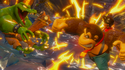 Thumbnail for "Planet Core: Kremling Kourtyard Battle" from Donkey Kong Bananza used for Nintendo Music
