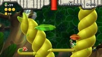 Luigi sighting in Beanstalk Jungle from New Super Luigi U