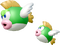 Model of a Big Deep Cheep from New Super Mario Bros. Wii. A normal-sized Deep Cheep is positioned next to it for clear comparison because the enemies share the same model and textures. Scaling derived from this screenshot uploaded by Scrooge200 (talk). Positioning of the individual models derived from this screenshot uploaded by Yoshi986 (talk).