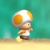 Squared screenshot of Mini Yellow Toad from New Super Mario Bros. Wii.