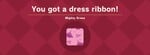 A dress ribbon's icon