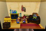 Moustafa revealing himself to Mario and Kooper