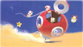 Concept art for Super Mario Galaxy