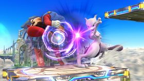 Mewtwo using Confusion in Super Smash Bros. for Wii U.