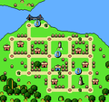The map in the NES version