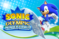 Title screen of Sonic at the Winter Olympic Games