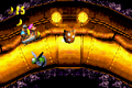 The Kongs approach the Star Barrel in the European version