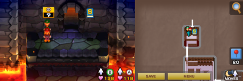 Sixteenth block in Bowser's Castle of Mario & Luigi: Superstar Saga + Bowser's Minions.