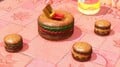 Three chairs around a table, from the Feast Layer