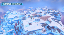 An example of the Ice Cave Expedition battle in Mario + Rabbids Sparks of Hope