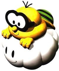 Lakitu's artwork for Super Mario RPG: Legend of the Seven Stars