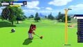 Mario playing Standard Golf