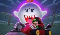 King Boo's Courtyard course icon from Mario Kart Live: Home Circuit
