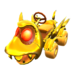 The Gold Fish Bone Ferry from Mario Kart Tour