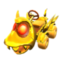 The Gold Fish Bone Ferry from Mario Kart Tour