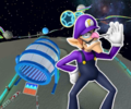 The course icon of the R variant with Waluigi