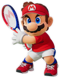 Artwork of Mario from Mario Tennis Fever
