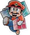 Mario with Tetriminos Super Mario Land 2, walkthrough