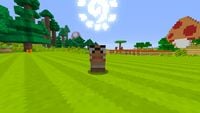 A Goomba in Minecraft: Wii U Edition