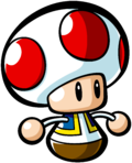 Artwork of Mini Toad from Mario vs. Donkey Kong 2: March of the Minis