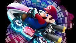 The banner image for Mario Kart 8 Deluxe on Nintendo Music.