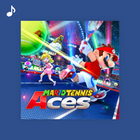 Cover image for the Top tracks playlist from Mario Tennis Aces on Nintendo Music