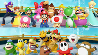 The banner image for Super Mario Party Jamboree on Nintendo Music.