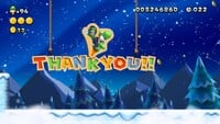 Second (and Final overall) Luigi sighting in Flying Squirrel Ovation from New Super Luigi U