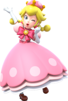 Artwork of Peachette from New Super Mario Bros. U Deluxe (also used in Mario Kart Tour)