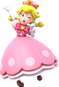 Artwork of Peachette from New Super Mario Bros. U Deluxe (also used in Mario Kart Tour)