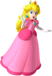 Artwork of Peach in Mario Party 8