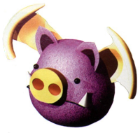 Official artwork of Enigma from Super Mario RPG: Legend of the Seven Stars.