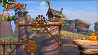 The level Rickety Rafters in Donkey Kong Country: Tropical Freeze.