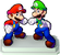 Mario & Luigi Statue from Super Mario Run
