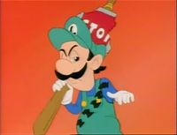Luigi in the episode The Wheel Thing.