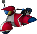 The model for Mario's Sugarscoot from Mario Kart Wii