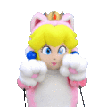 Puppet used for The Cat Mario Show (Cat Peach)