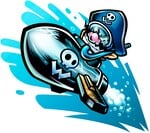 Artwork of Captain Wario from Wario: Master of Disguise