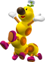 An alternate version of Wiggler's artwork from Mario Kart 7.