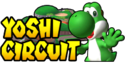The logo for Yoshi Circuit, from Mario Kart Double Dash!!.
