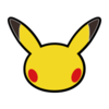 Pikachu's stock icon in Super Smash Bros. Ultimate.