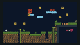 Screenshot of the level Jump Up, Babastar in Baba Is You.