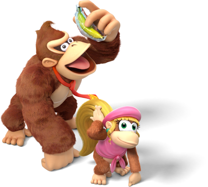 File:Donkey Kong and Dixie Kong - Donkey Kong Country Tropical Freeze.png