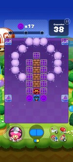 Stage 278 from Dr. Mario World since version 2.0.0