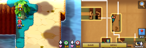 Block 43 in Hoohoo Mountain of Mario & Luigi: Superstar Saga + Bowser's Minions.